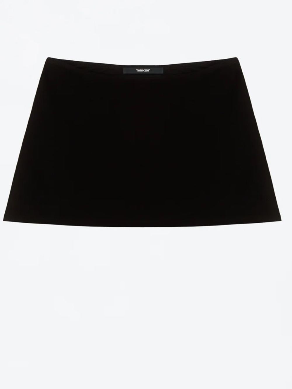 Tankair Black Mini Skirt — Sleek A-Line Style